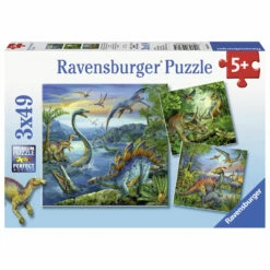 Ravensburger Puzzelset Dinosaurus - 3 X 49 Stukjes