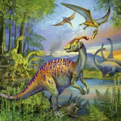 Ravensburger Puzzelset Dinosaurus - 3 X 49 Stukjes 7 Ravensburger Puzzelset Dinosaurus - 3 X 49 Stukjes -Speelgoed Verkoop 1022411 003