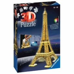 Ravensburger 3D-puzzel Eiffeltoren Night Edition - 216 Stukjes -Speelgoed Verkoop 1228005 ea08ac37