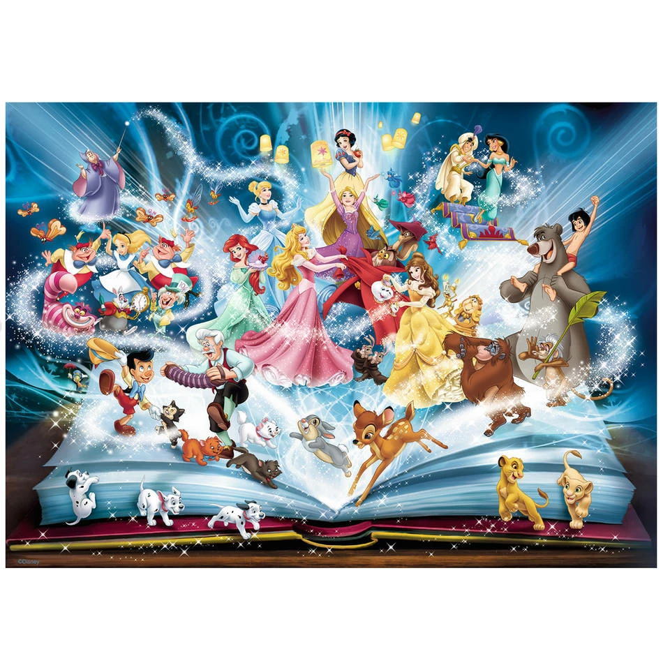 Ravensburger Disney Puzzel Disney's Magische Sprookjesboek - 1500 Stukjes 2 Ravensburger Disney Puzzel Disney's Magische Sprookjesboek - 1500 Stukjes - Afbeelding 2