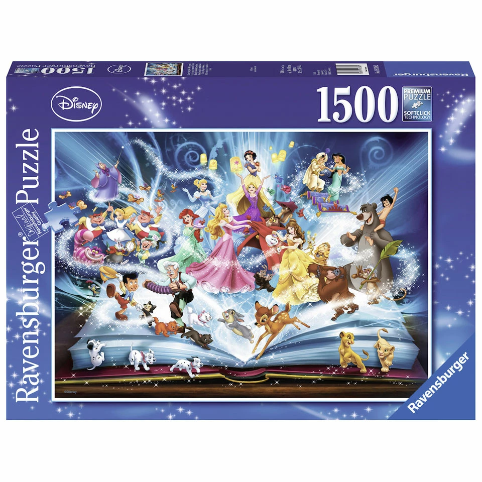Ravensburger Disney Puzzel Disney's Magische Sprookjesboek - 1500 Stukjes 1 Ravensburger Disney Puzzel Disney's Magische Sprookjesboek - 1500 Stukjes