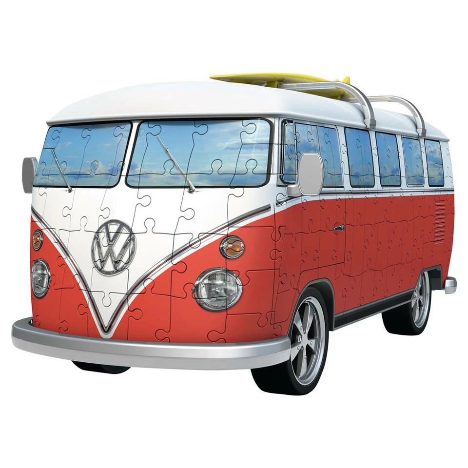 Ravensburger 3D-puzzel VW Bus (T1 Bully) - 162 Stukjes 2 Ravensburger 3D-puzzel VW Bus (T1 Bully) - 162 Stukjes - Afbeelding 2