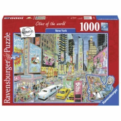 Ravensburger Puzzel Fleroux Cities Of The World: New York - 1000 Stukjes