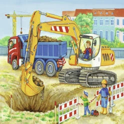 Ravensburger Puzzelset Bouwplaats En Boerderij - 2 X 12 Stukjes -Speelgoed Verkoop 1745195 002