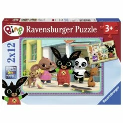 Ravensburger Puzzel Bing Bunny - 2 X 12 Stukjes