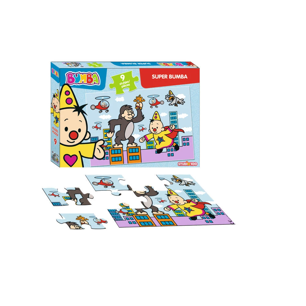 Bumba Puzzel Super Bumba - 9 Stukjes 4 Bumba Puzzel Super Bumba - 9 Stukjes - Afbeelding 4
