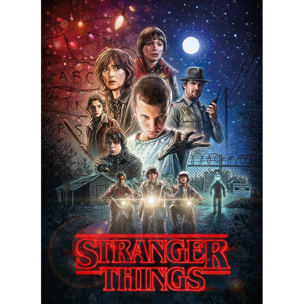 Clementoni Puzzel Stranger Things Seizoen 1 - 1000 Stukjes 2 Clementoni Puzzel Stranger Things Seizoen 1 - 1000 Stukjes - Afbeelding 2