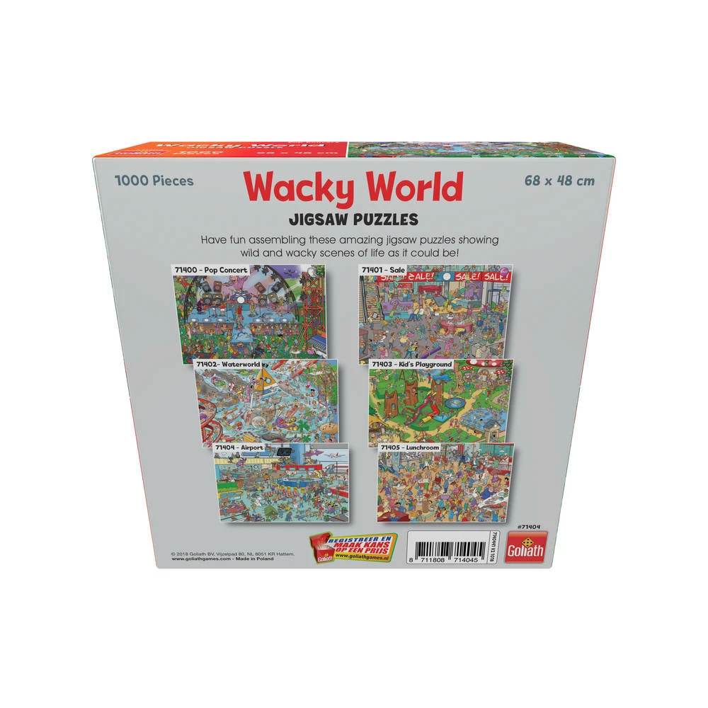Goliath Wacky World Puzzel Popconcert - 1000 Stukjes 4 Goliath Wacky World Puzzel Popconcert - 1000 Stukjes - Afbeelding 4