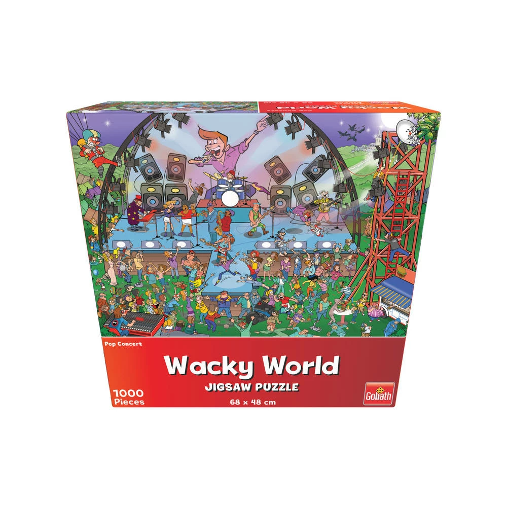 Goliath Wacky World Puzzel Popconcert - 1000 Stukjes 3 Goliath Wacky World Puzzel Popconcert - 1000 Stukjes - Afbeelding 3
