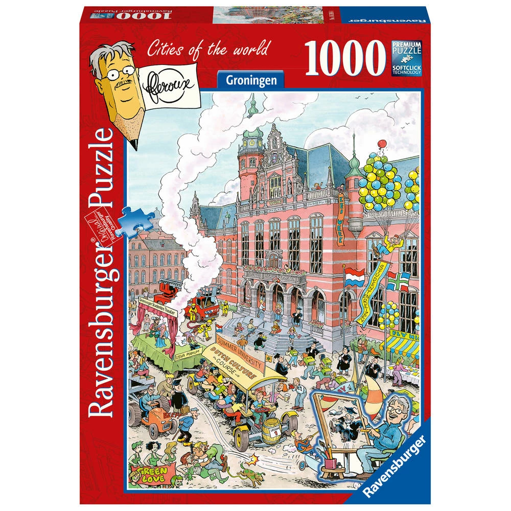 Ravensburger Puzzel Fleroux Groningen - 1000 Stukjes 1 Ravensburger Puzzel Fleroux Groningen - 1000 Stukjes