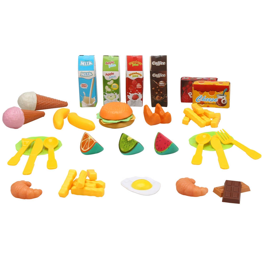 No Brand Speelgoed Fruit En Snackset 2 No Brand Speelgoed Fruit En Snackset - Afbeelding 2