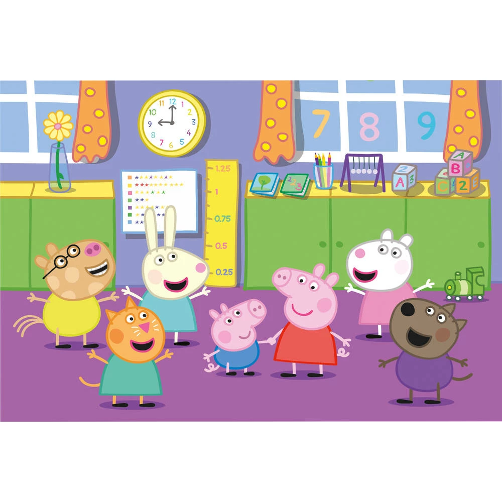Clementoni Peppa Pig Vloerpuzzel - 40 Stukjes 2 Clementoni Peppa Pig Vloerpuzzel - 40 Stukjes - Afbeelding 2