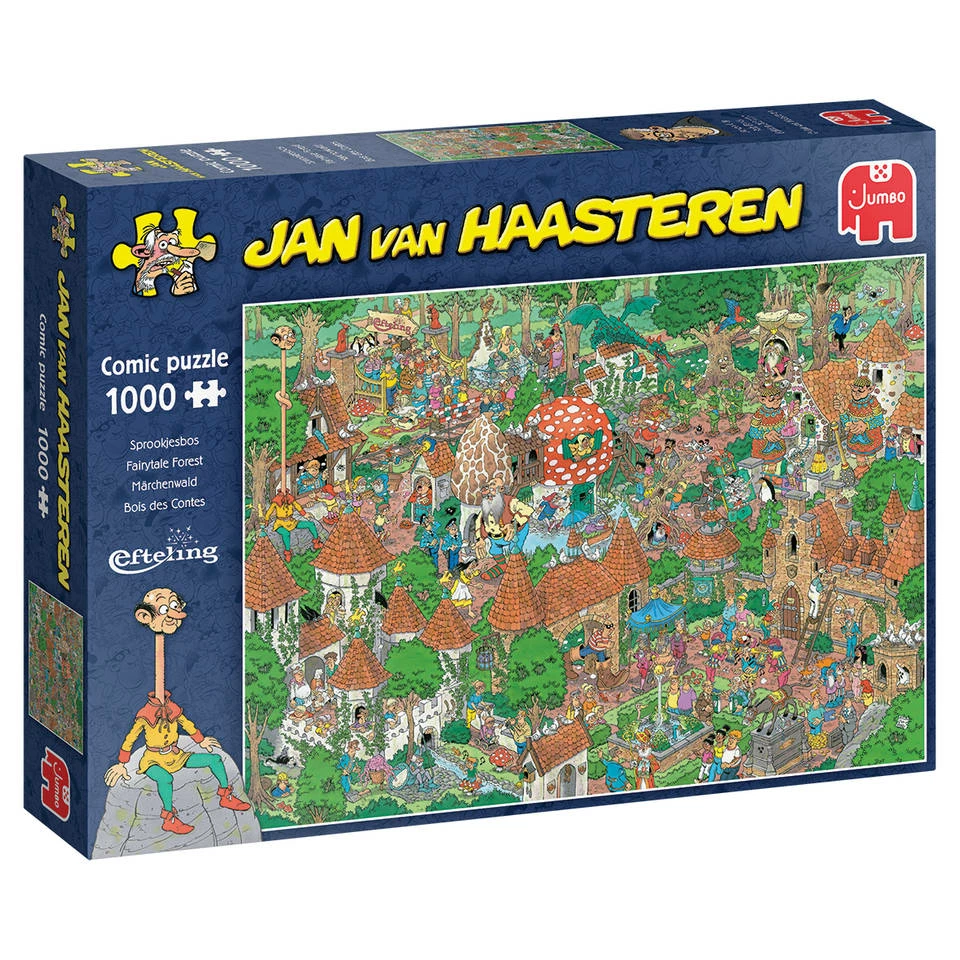 Jumbo Jan Van Haasteren Puzzel Efteling Sprookjesbos - 1000 Stukjes 2 Jumbo Jan Van Haasteren Puzzel Efteling Sprookjesbos - 1000 Stukjes - Afbeelding 2