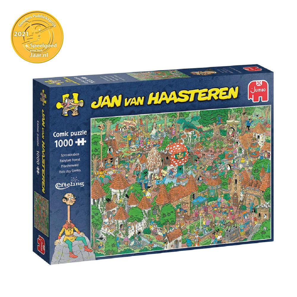 Jumbo Jan Van Haasteren Puzzel Efteling Sprookjesbos - 1000 Stukjes 6 Jumbo Jan Van Haasteren Puzzel Efteling Sprookjesbos - 1000 Stukjes - Afbeelding 6