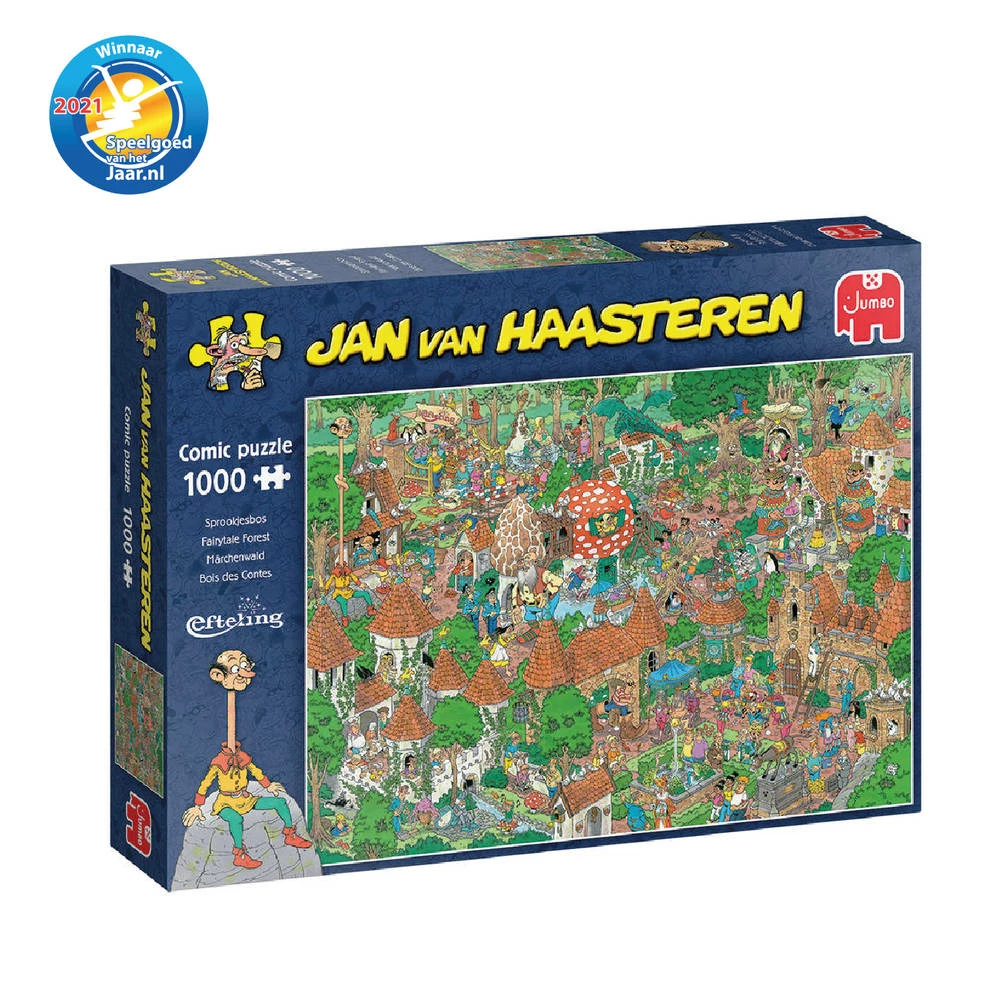 Jumbo Jan Van Haasteren Puzzel Efteling Sprookjesbos - 1000 Stukjes 1 Jumbo Jan Van Haasteren Puzzel Efteling Sprookjesbos - 1000 Stukjes