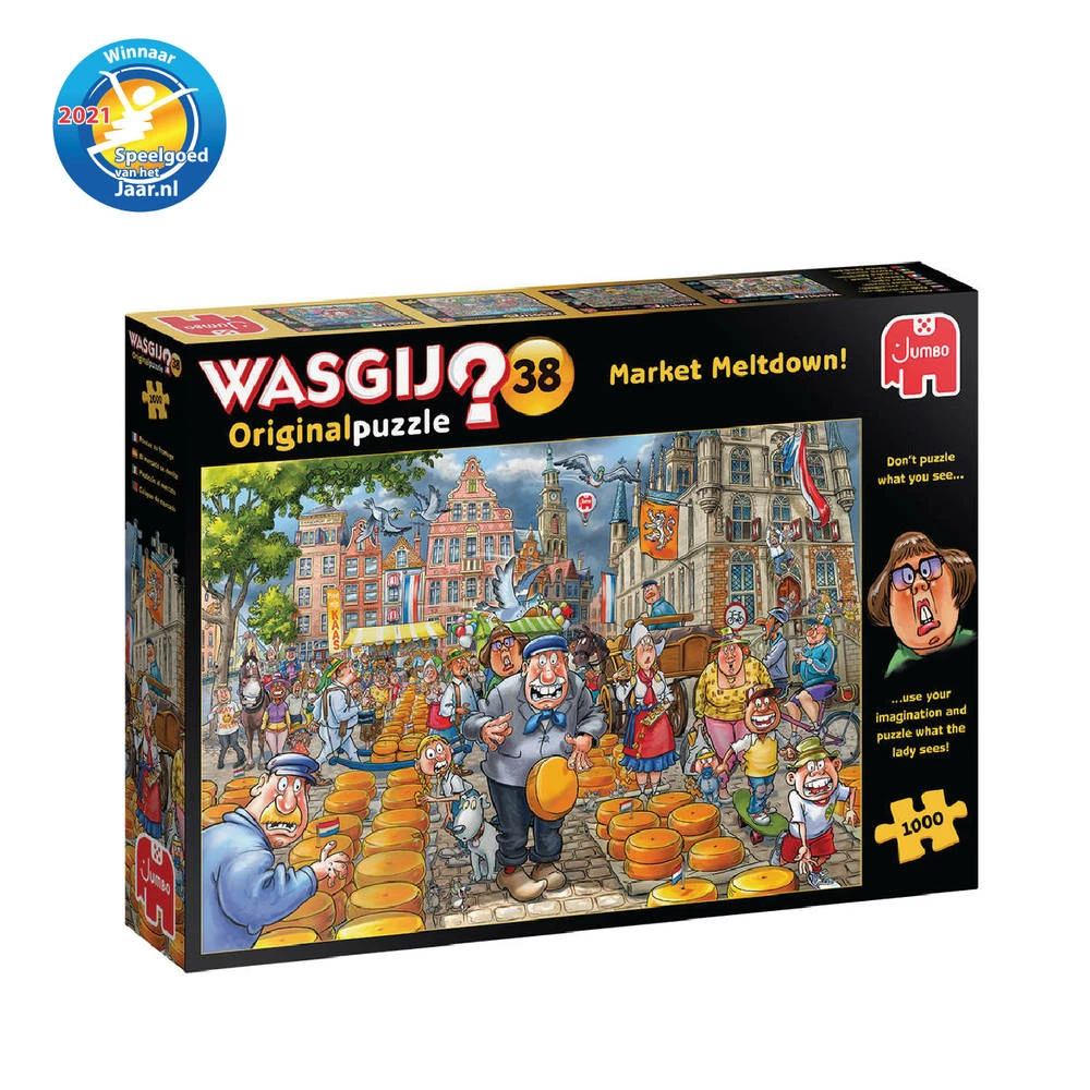 Jumbo Wasgij Original 38 Puzzel Kaasalarm - 1000 Stukjes 1 Jumbo Wasgij Original 38 Puzzel Kaasalarm - 1000 Stukjes