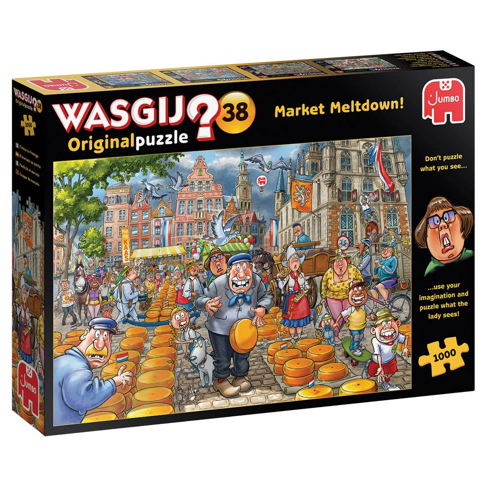 Jumbo Wasgij Original 38 Puzzel Kaasalarm - 1000 Stukjes 5 Jumbo Wasgij Original 38 Puzzel Kaasalarm - 1000 Stukjes - Afbeelding 5