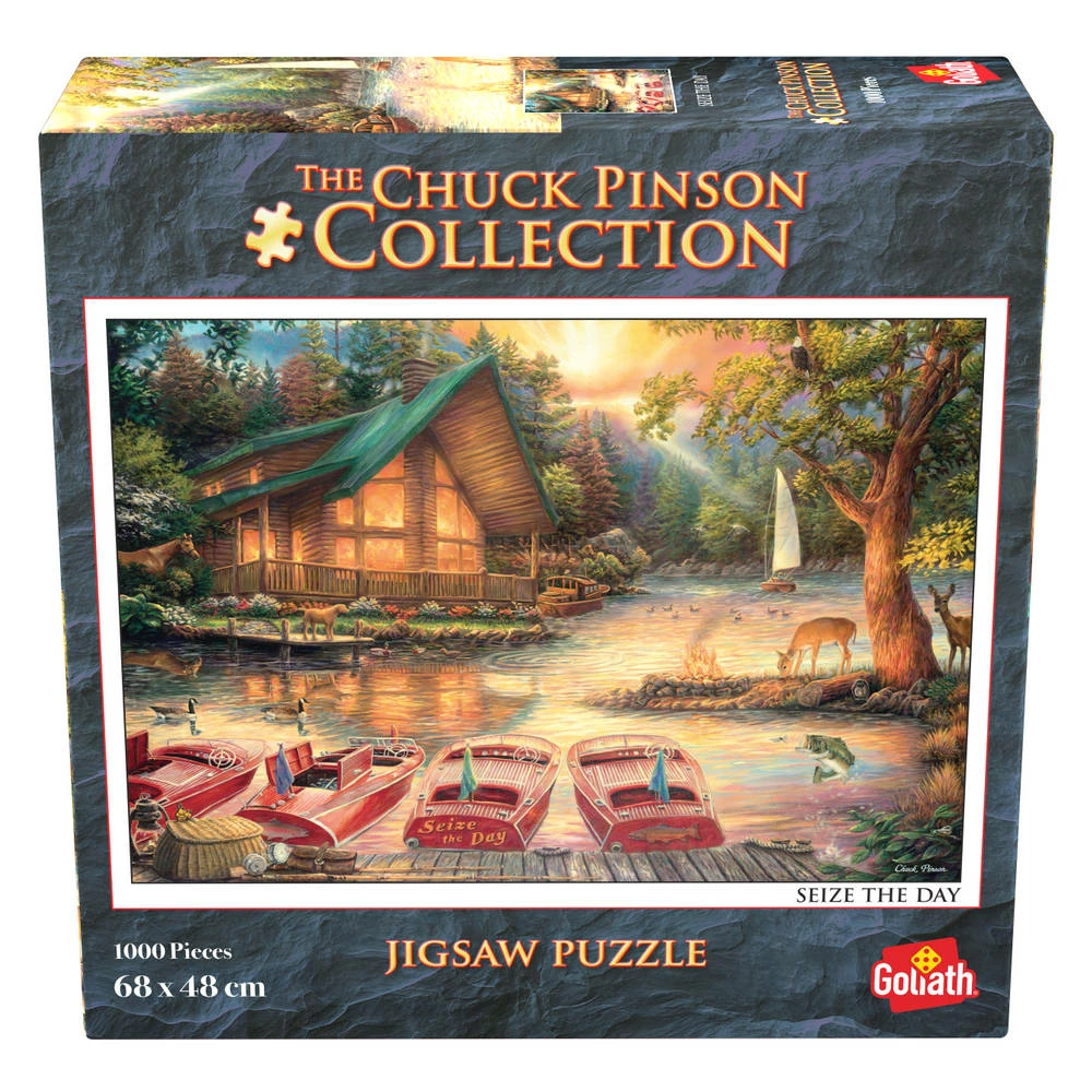 Goliath Chuck Pinson Puzzel Seize The Day - 1000 Stukjes 3 Goliath Chuck Pinson Puzzel Seize The Day - 1000 Stukjes - Afbeelding 3