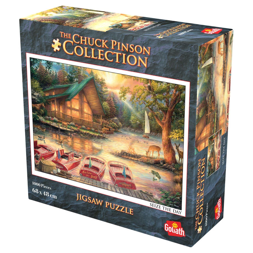 Goliath Chuck Pinson Puzzel Seize The Day - 1000 Stukjes 2 Goliath Chuck Pinson Puzzel Seize The Day - 1000 Stukjes - Afbeelding 2