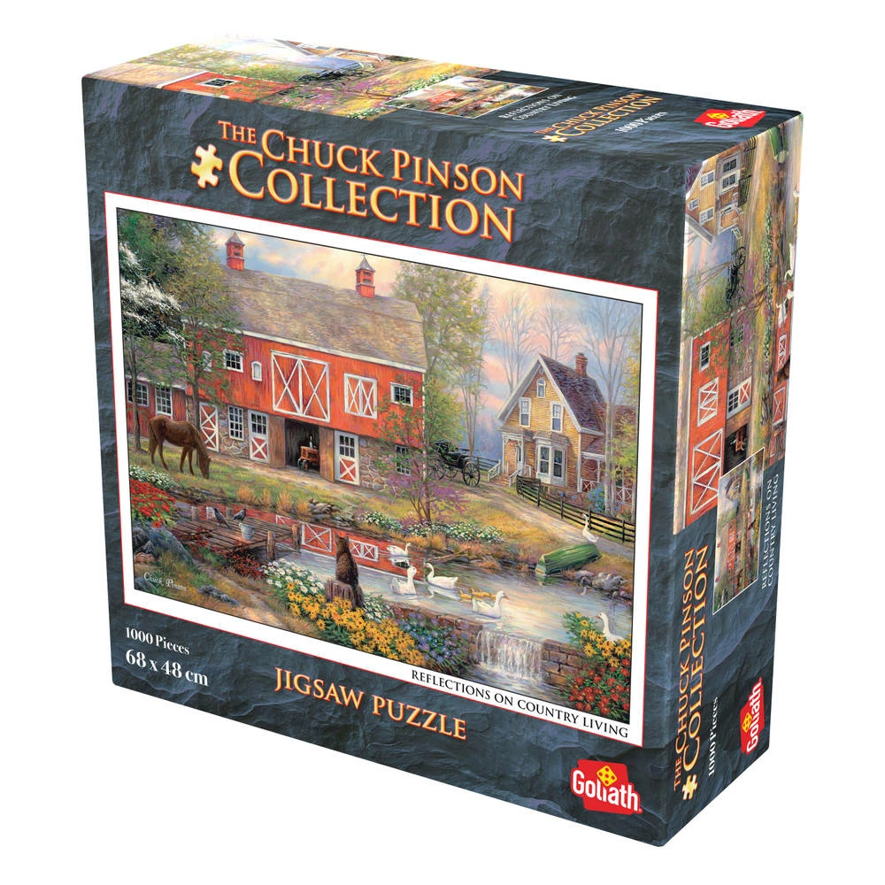 Goliath Chuck Pinson Puzzel Reflections On Country Living - 1000 Stukjes 3 Goliath Chuck Pinson Puzzel Reflections On Country Living - 1000 Stukjes - Afbeelding 3