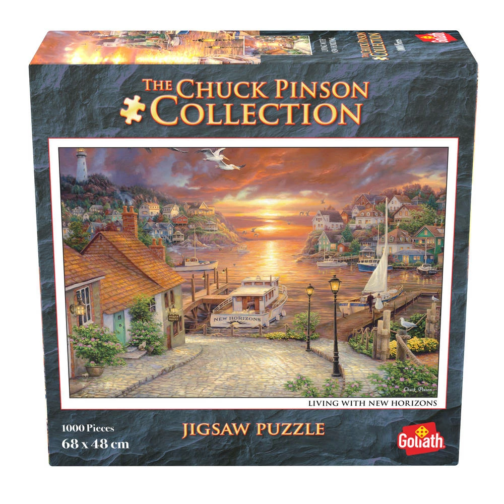 Goliath Chuck Pinson Puzzel Living With New Horizons - 1000 Stukjes 3 Goliath Chuck Pinson Puzzel Living With New Horizons - 1000 Stukjes - Afbeelding 3