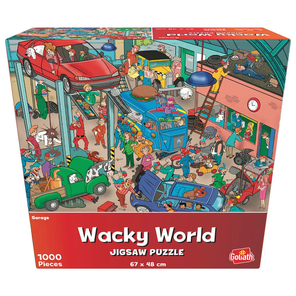 Goliath Wacky World Puzzel Garage - 1000 Stukjes 2 Goliath Wacky World Puzzel Garage - 1000 Stukjes - Afbeelding 2