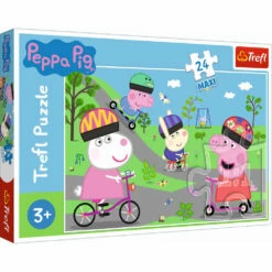Trefl Maxi Puzzel De Actieve Dag Van Peppa Pig - 24 Stukjes