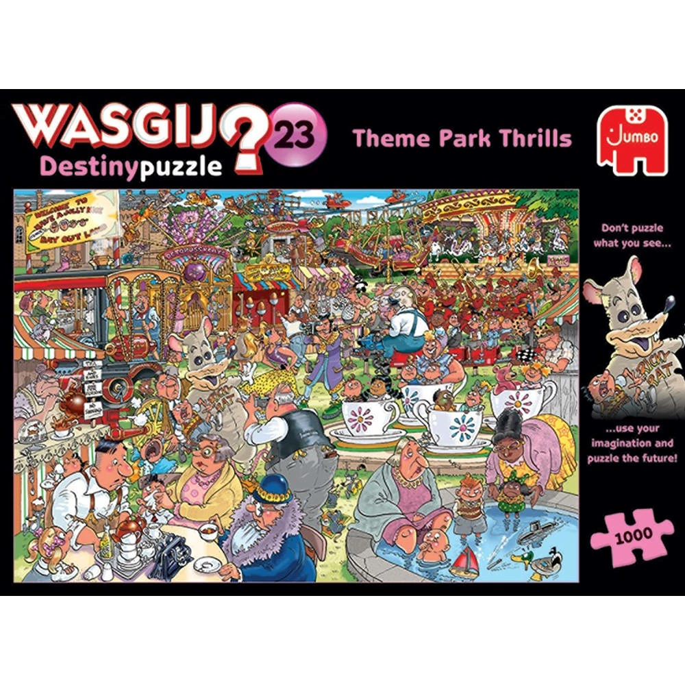 Jumbo Wasgij Destiny 23 Puzzel Pretpark Spektakel - 1000 Stukjes 2 Jumbo Wasgij Destiny 23 Puzzel Pretpark Spektakel - 1000 Stukjes - Afbeelding 2