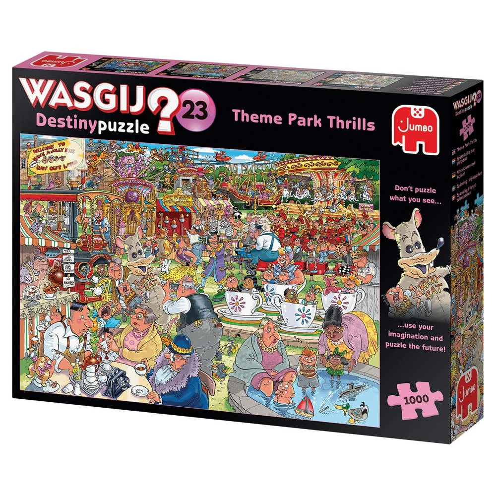 Jumbo Wasgij Destiny 23 Puzzel Pretpark Spektakel - 1000 Stukjes 4 Jumbo Wasgij Destiny 23 Puzzel Pretpark Spektakel - 1000 Stukjes - Afbeelding 4