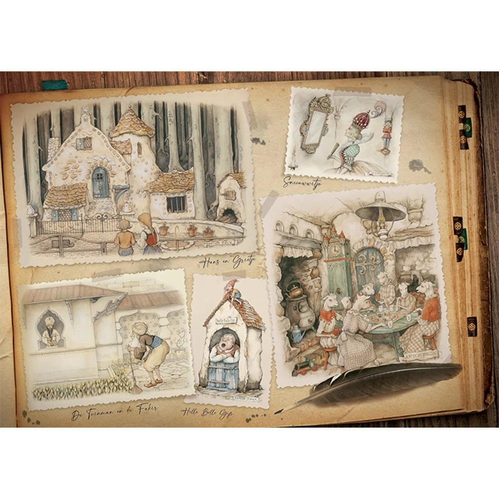 Jumbo Anton Pieck Puzzel Efteling - 1000 Stukjes 3 Jumbo Anton Pieck Puzzel Efteling - 1000 Stukjes - Afbeelding 3