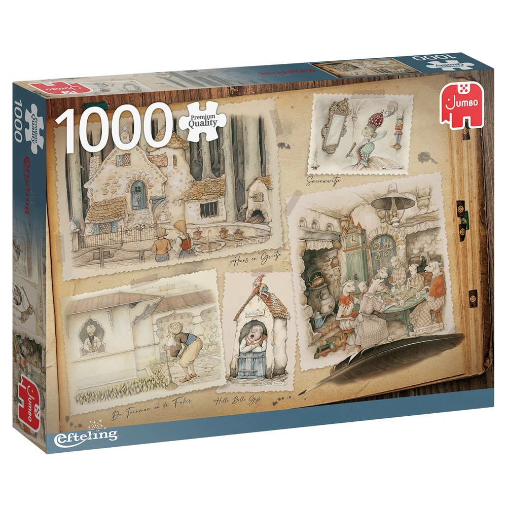 Jumbo Anton Pieck Puzzel Efteling - 1000 Stukjes 1 Jumbo Anton Pieck Puzzel Efteling - 1000 Stukjes