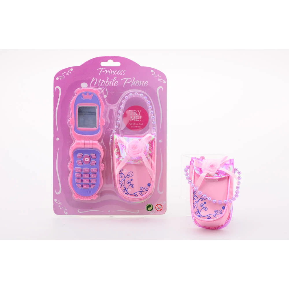 Johntoy Mobiele Telefoon Met Tasje - Roze 1 Johntoy Mobiele Telefoon Met Tasje - Roze