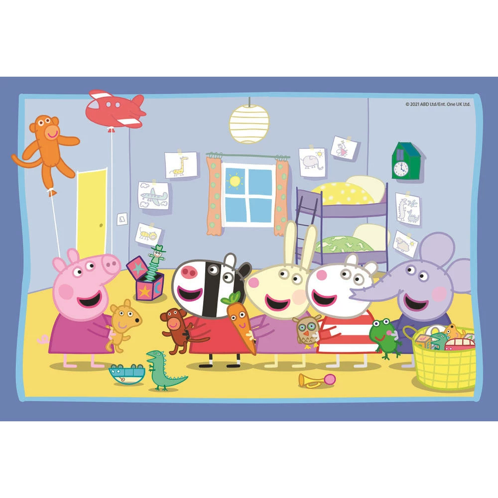 Ravensburger Puzzel Peppa Pig - 2 X 12 Stukjes 3 Ravensburger Puzzel Peppa Pig - 2 X 12 Stukjes - Afbeelding 3