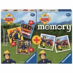 Ravensburger Brandweerman Sam 3-in-1 Puzzel Met Memory - 25/36/49 Stukjes