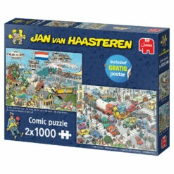 Jumbo Jan Van Haasteren Puzzelset Verkeerschaos & Ter Land, Ter Zee En In De Lucht - 2 X 1000 Stukjes -Speelgoed Verkoop 1992667 7ca578a6