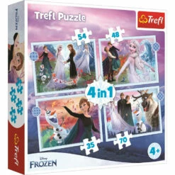 No Brand Trefl 4-in-1 Disney Frozen 2 Puzzel Magie In Het Bos - 35 + 48 + 54 + 70 Stukjes