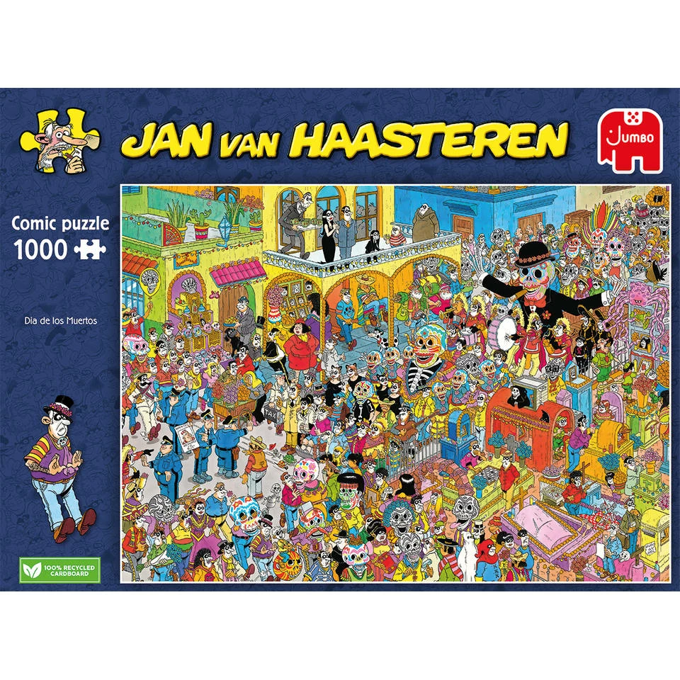 Jumbo Jan Van Haasteren Puzzel Dia De Los Muertos - 1000 Stukjes 2 Jumbo Jan Van Haasteren Puzzel Dia De Los Muertos - 1000 Stukjes - Afbeelding 2