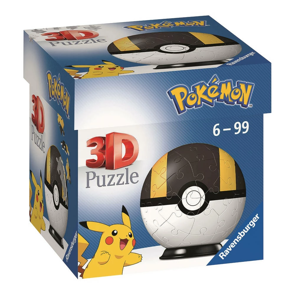 Ravensburger 3D-Puzzel Pokémon Ultra Ball - 54 Stukjes 1 Ravensburger 3D-Puzzel Pokémon Ultra Ball - 54 Stukjes