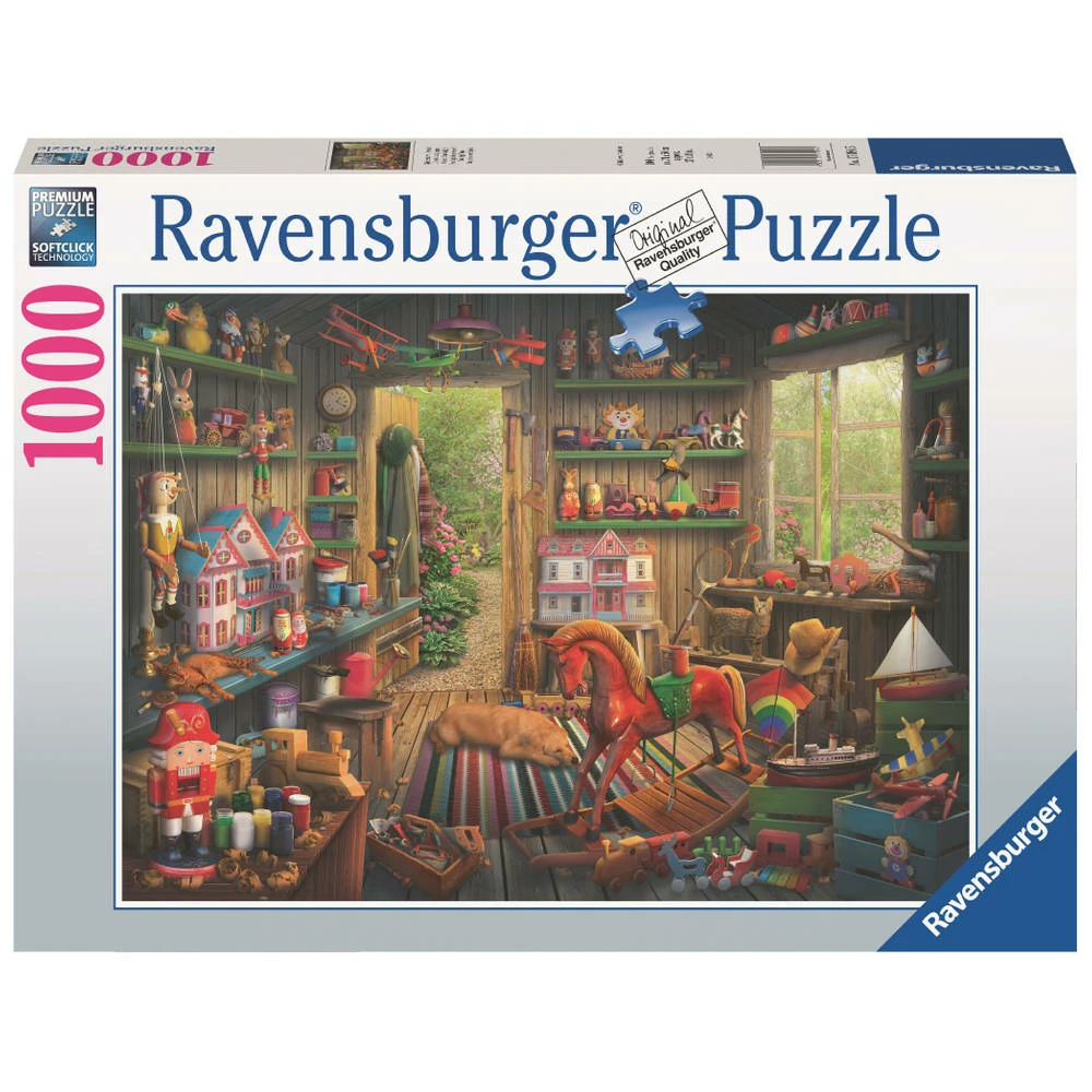 Ravensburger Puzzel Nostalgisch Speelgoed - 1000 Stukjes 1 Ravensburger Puzzel Nostalgisch Speelgoed - 1000 Stukjes