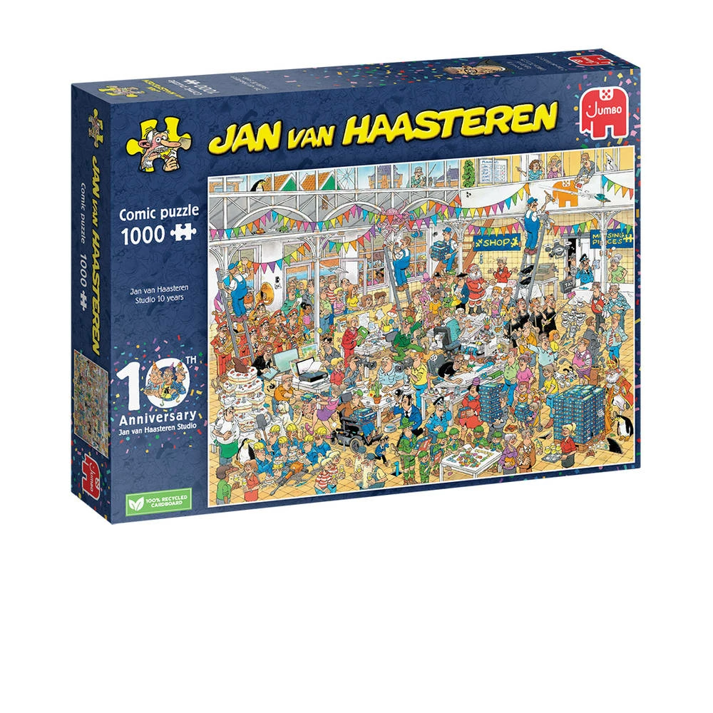 Jumbo Jan Van Haasteren Puzzel 10 Jaar Jan Van Haasteren Studio - 1000 Stukjes 1 Jumbo Jan Van Haasteren Puzzel 10 Jaar Jan Van Haasteren Studio - 1000 Stukjes