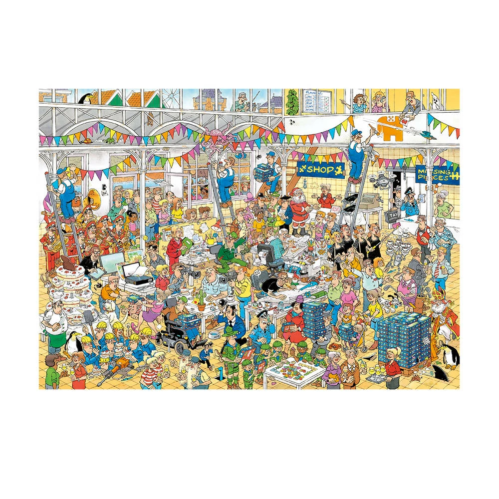 Jumbo Jan Van Haasteren Puzzel 10 Jaar Jan Van Haasteren Studio - 1000 Stukjes 3 Jumbo Jan Van Haasteren Puzzel 10 Jaar Jan Van Haasteren Studio - 1000 Stukjes - Afbeelding 3