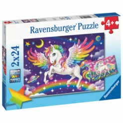 Ravensburger Puzzel Unicorn & Pegasus - 2 X 24 Stukjes