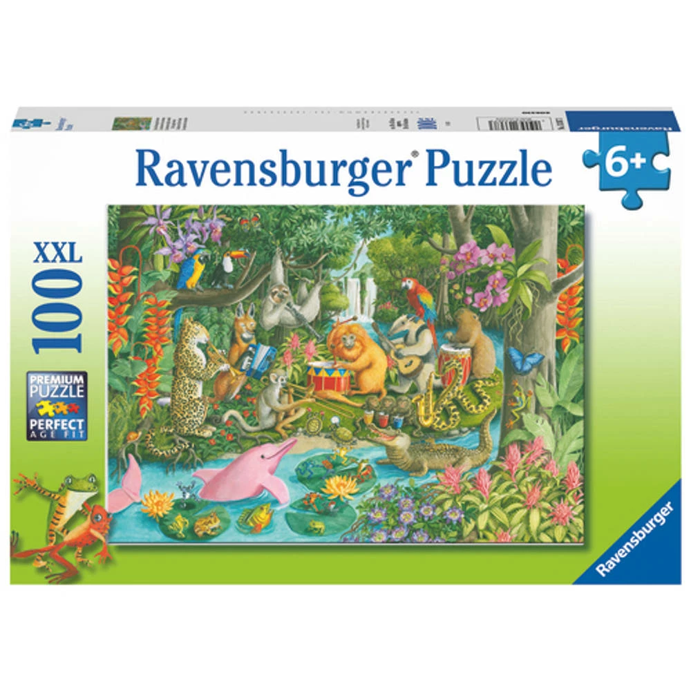 Ravensburger XXL Puzzel Jungle Orkest - 100 Stukjes 1 Ravensburger XXL Puzzel Jungle Orkest - 100 Stukjes