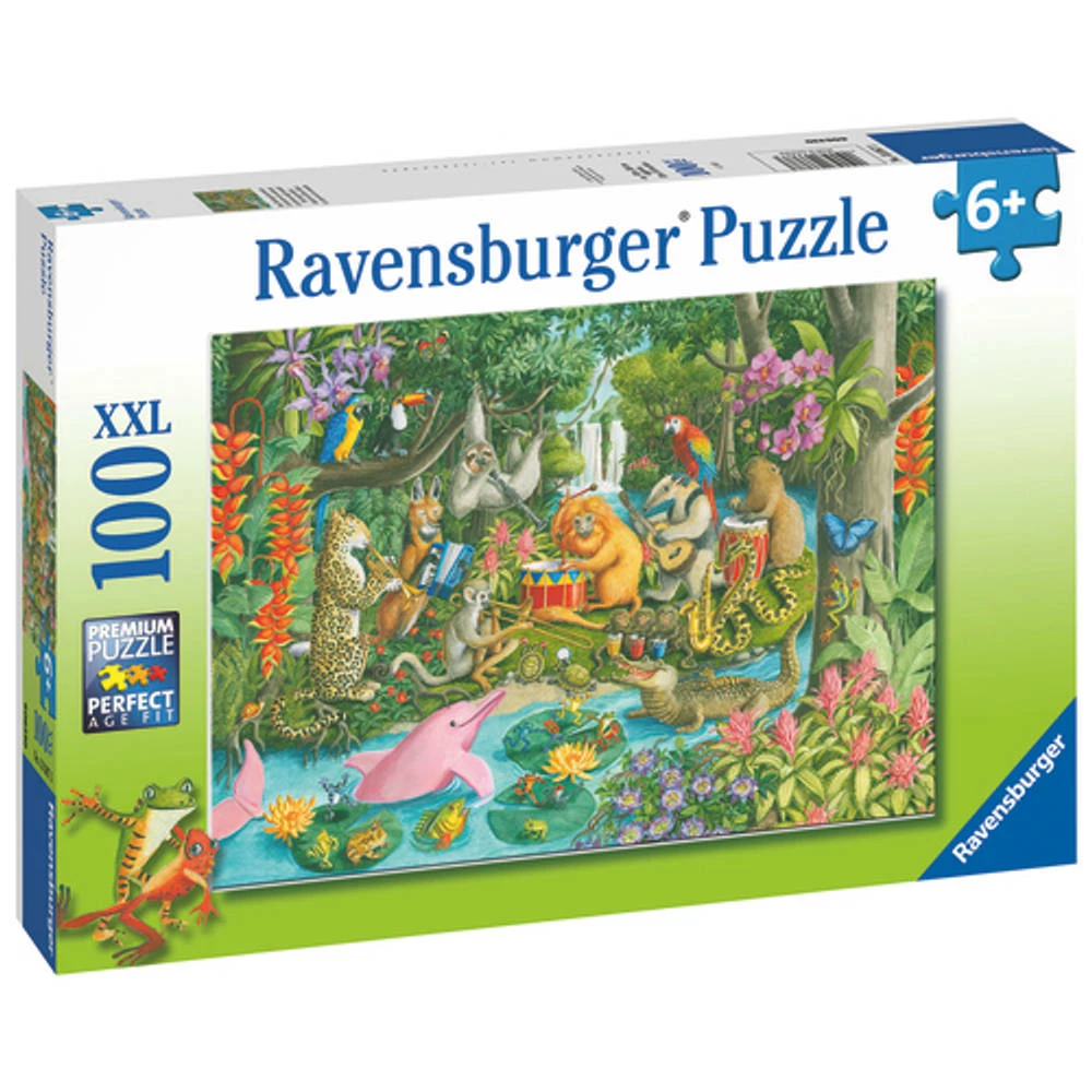Ravensburger XXL Puzzel Jungle Orkest - 100 Stukjes 2 Ravensburger XXL Puzzel Jungle Orkest - 100 Stukjes - Afbeelding 2