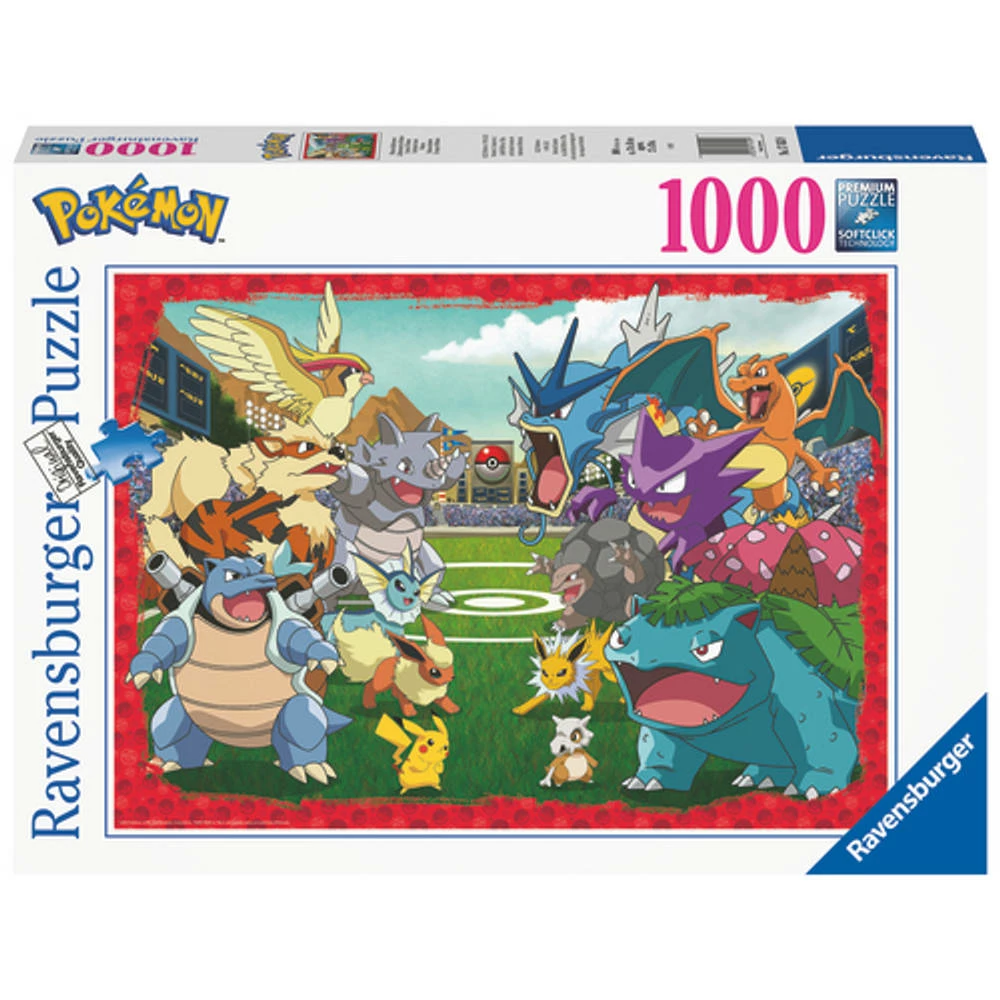 Ravensburger Puzzel Pokémon Confrontatie - 1000 Stukjes 2 Ravensburger Puzzel Pokémon Confrontatie - 1000 Stukjes - Afbeelding 2