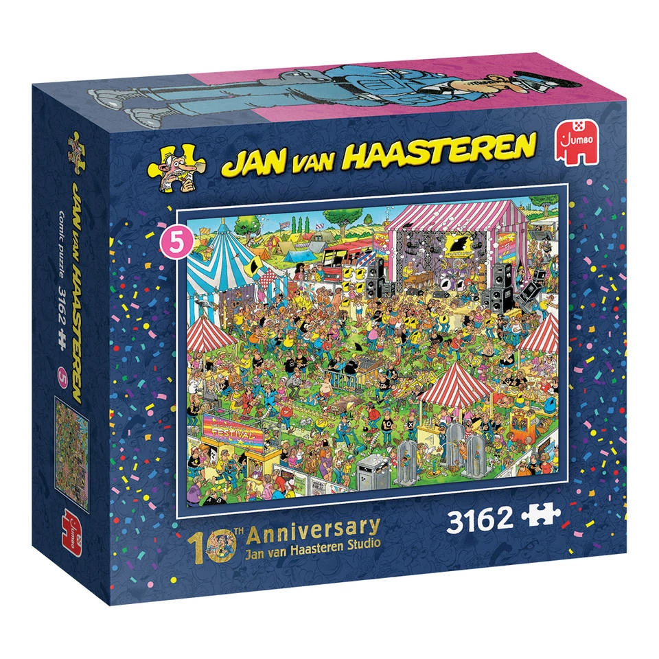 Jumbo Jan Van Haasteren XXXL Puzzel - 30.200 Stukjes 6 Jumbo Jan Van Haasteren XXXL Puzzel - 30.200 Stukjes - Afbeelding 6