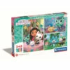 Clementoni Gabby’s Poppenhuis Super Color Puzzelset Feest - 3 X 48 Stukjes