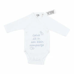 No Brand VIB Geluk Zit In Een Klein Rompertje - Wit