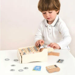 No Brand New Classic Toys Houten Kassa - Wit -Speelgoed Verkoop 1997137 5bbe18c3