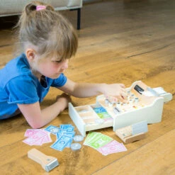 No Brand New Classic Toys Houten Kassa - Wit -Speelgoed Verkoop 1997137 c1b0f806